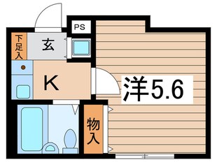 コパーズアプト鶴ヶ峰の物件間取画像